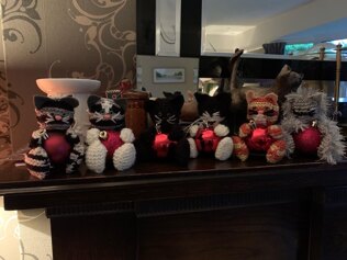 Christmas kitties