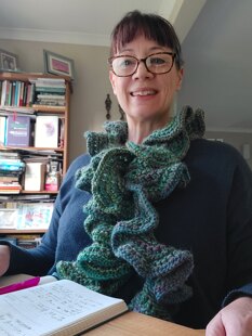Ruffle scarves