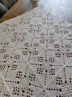 Victorian Lace Baby Shawl