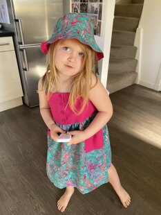 Sundress and hat