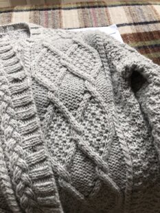 Aran cardigan