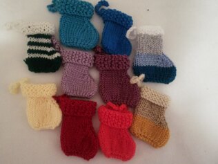 Mini Christmas stockings