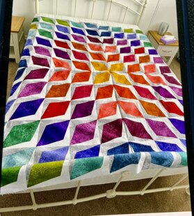 Foundation paper pieced quilt