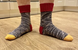 Helical socks
