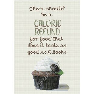 Calorie Refund - Counted Cross-stitch