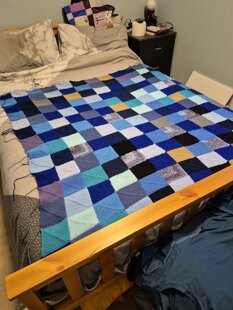My blue memory blanket