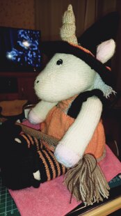Knitables (Knit-A-Teddy) Unicorns (they all want a Unicorn!)