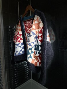 Heirloom quilt cardigan