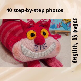 Cheshire Cat – Soft Toy inspired by Alice in Wonderland