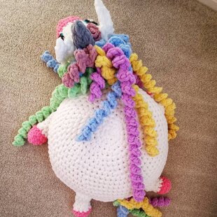 Unicorn cushion