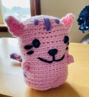 Chubby cat amigurumi