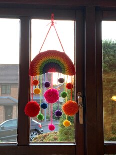 Pompom rainbow