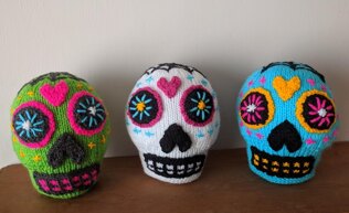 Green Sugar Skull - Day of the Dead Mexico