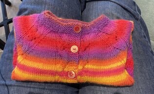 Sunshiny baby cardi