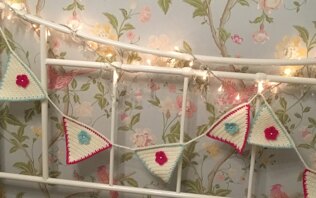 Crochet bunting