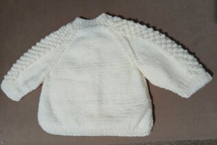Cabled Raglan Cardigan