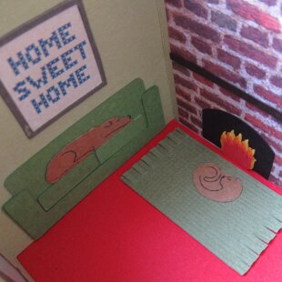 Papercut Christmas House Boxes