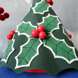 Holly Queen Christmas Tree Topper or Table Decoration