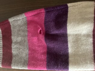 Elbow patches and darning a hole