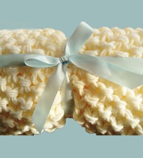 Snowdrops Baby Blanket
