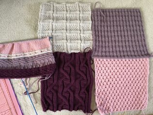 Patchwork throw
