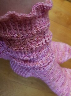 First pair of socks for me