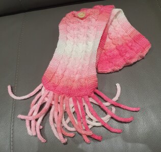 Pink scarf