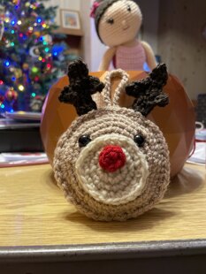 Reindeer tree decoration