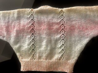 Quinn's batwing cardigan