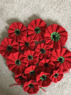 Poppies for church display