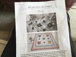 Bear Love Blanket by KERRY JAYNE DESIGNS