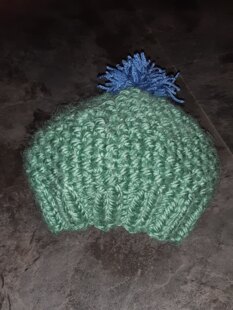 Chunky knitted hat