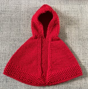 Little red riding hood poncho