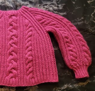 Cables and Brioche Sweater