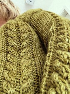 Alpaca Jumper, double thread, in Worsted 10 ply