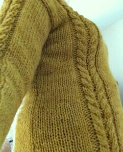 Alpaca Jumper, double thread, in Worsted 10 ply