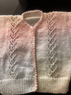 Quinn's batwing cardigan