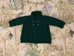 Green baby jacket