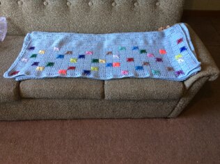 Single bed blanket.