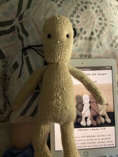 Oak folk doll