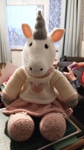Knitables (Knit-A-Teddy) Unicorns (they all want a Unicorn!)