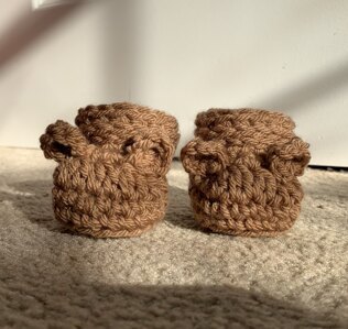 Bear Baby Booties