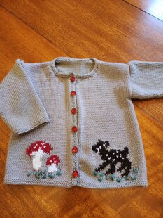Cardigan for baby girl