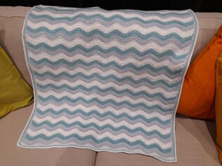 ripple baby blanket