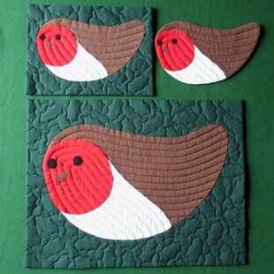 Robin Quilted Placemats, Coasters and Runner
