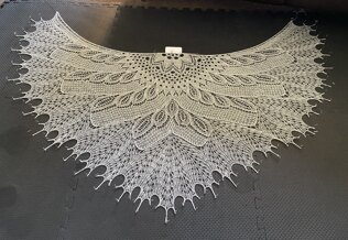 Wild swan shawl