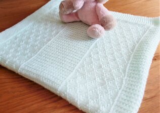 Baby Blanket in Soft Mint Green