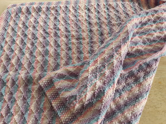 Baby blanket with basket