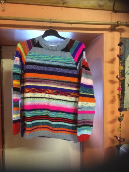 Colourful jumper