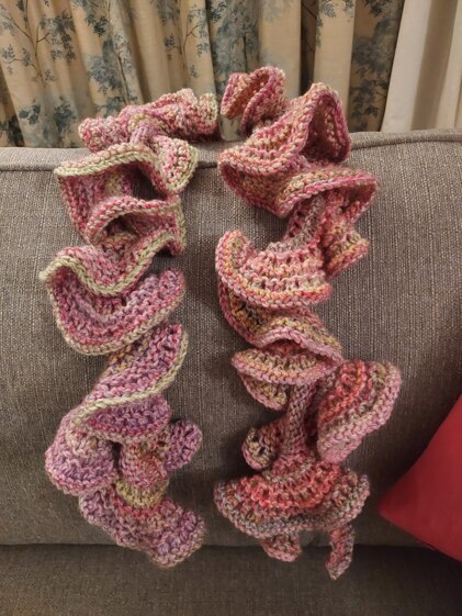Ruffle scarves
